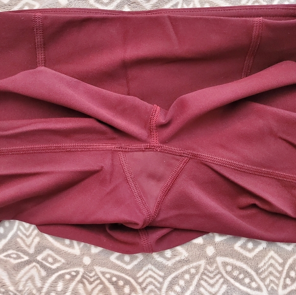Maroon Lululemon Running Tights - Picture 9 of 9